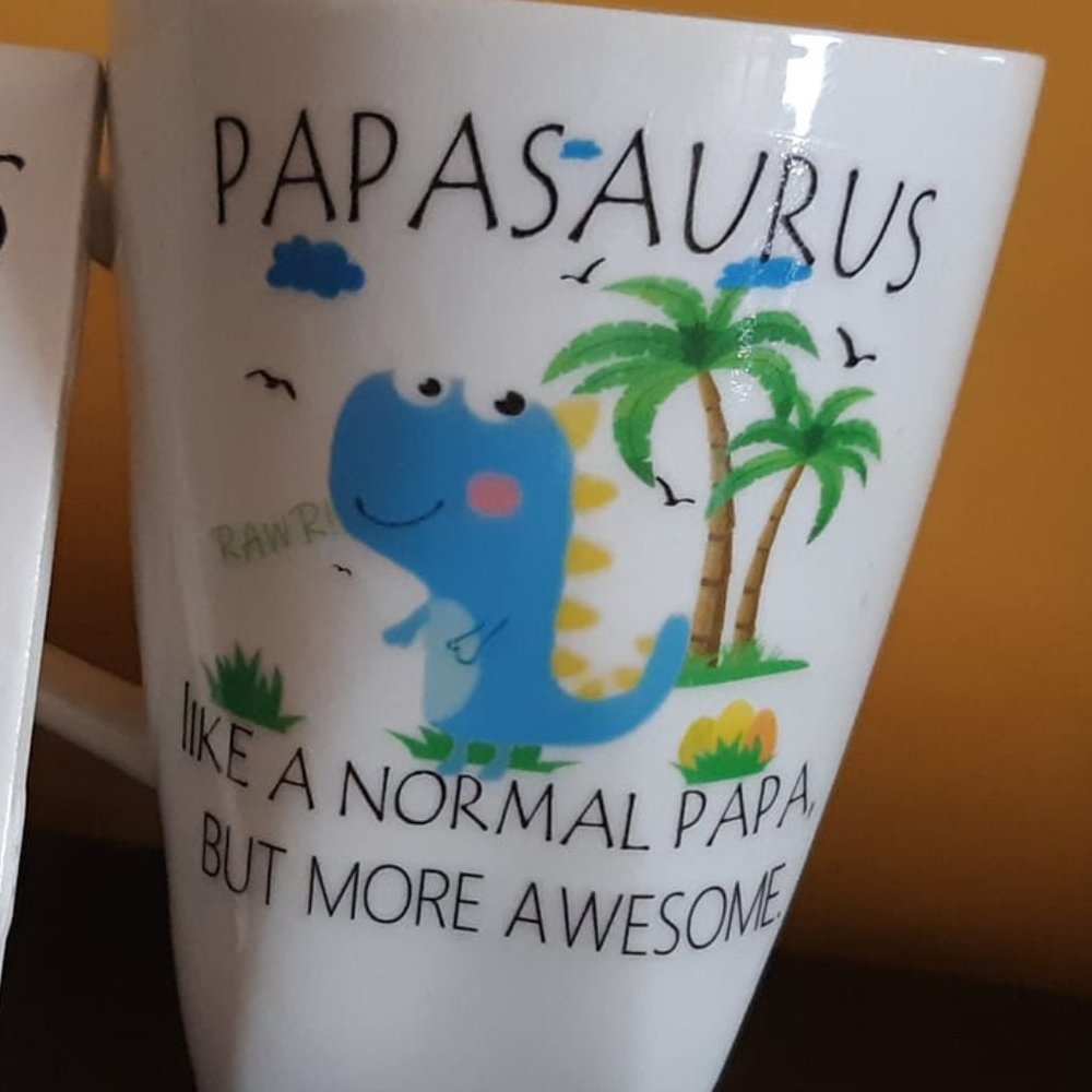 Custom made mug and matching coaster